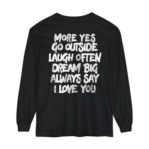 more yes long sleeve shirt for mom